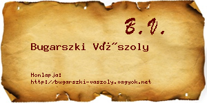 Bugarszki Vászoly névjegykártya